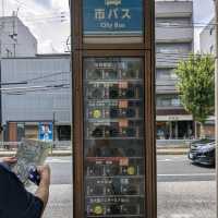 京都の市バスで、１日券を利用して、乗り継ぎしながら移動したり、散策したり。