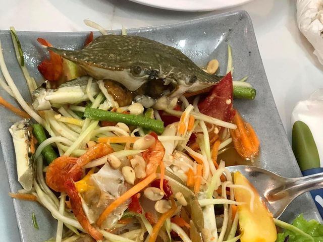 • ร้าน ณ วังหนาว อำเภอจะนะ สงขลา 🦀✨