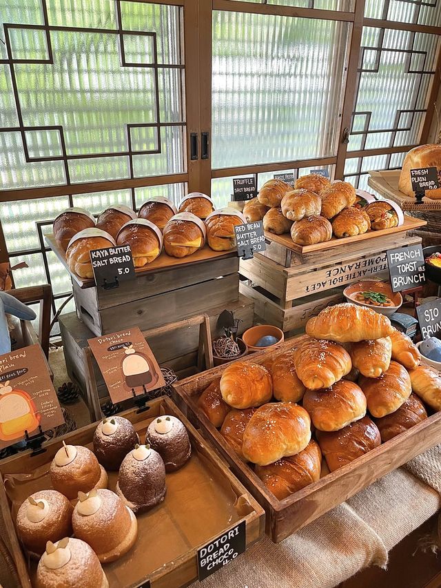 韓國首爾麵包控絕不能錯過的森林木屋咖啡店-Dotori Garden