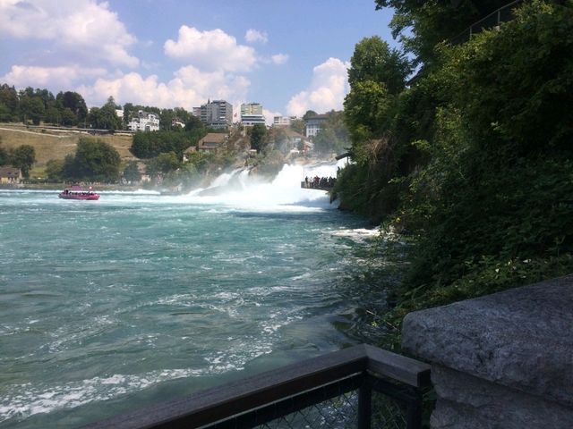 biggest waterfall at bodensee 🤩