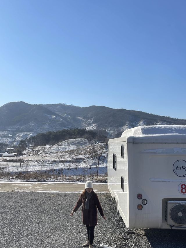 천안 근교 캠핑 감성 느낄 수 있는 해월카라반