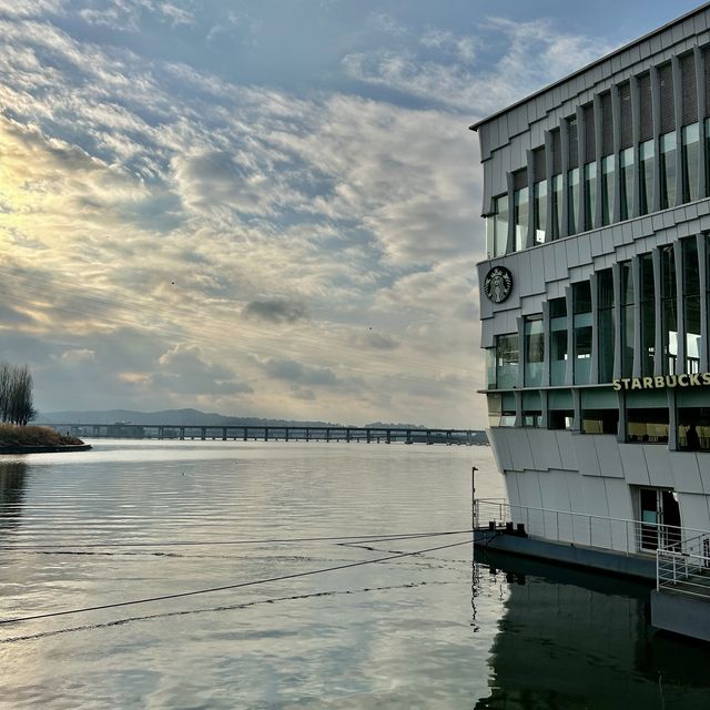 한강과 동화되는 곳, 스타벅스 서울웨이브점☕️