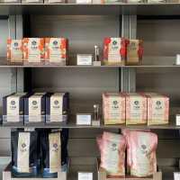 臺北市OsULLOC咖啡店：抹茶和蛋糕美味