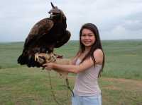 Handling an Eagle in Kazakhstan!