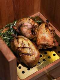 Char-grilled Wood Smoked Quail!