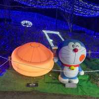 😍相模湖森林遊樂園-多啦A夢燈光秀