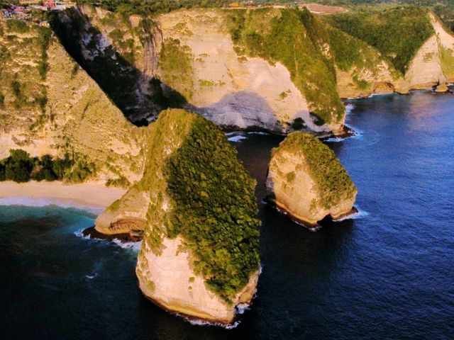 The Famous "Dragon" Beach on Nusa Penida