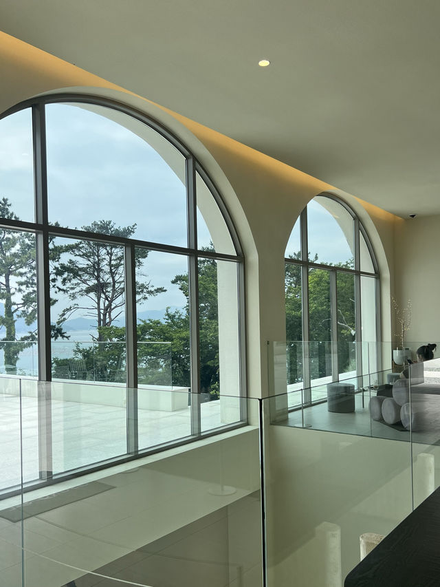 거제도 동부면 오션뷰 카페 ⭐️ 오송웨이브🌊포토존있어요🙆‍♀️