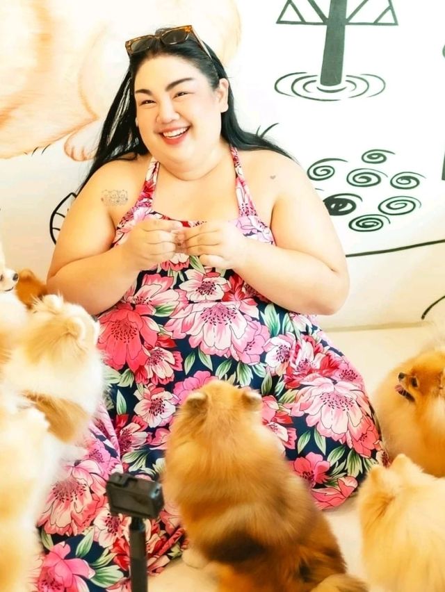 คาเฟ่หมาปอม ศาลายา Happy Pom Dog 