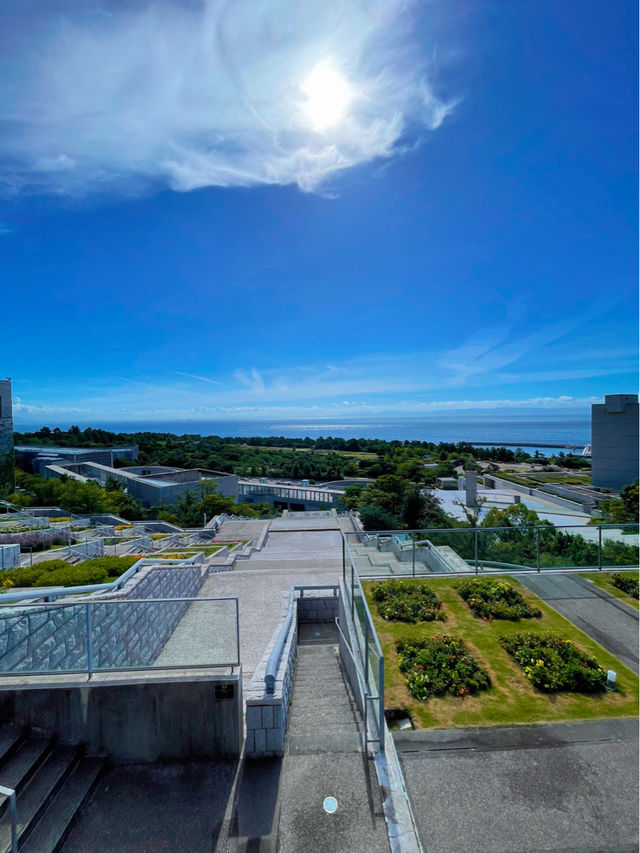 絶景❣️安藤忠雄氏プロデュースの百段苑☺️💐