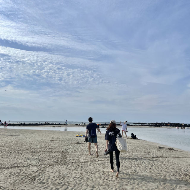 제주여행🏝️ 에메랄드 빛으로 빛나는 바다, 함덕해수욕장🩵