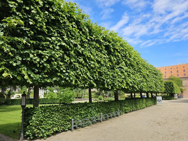 Royal Danish Library Park In Copenhagen, Denmark.