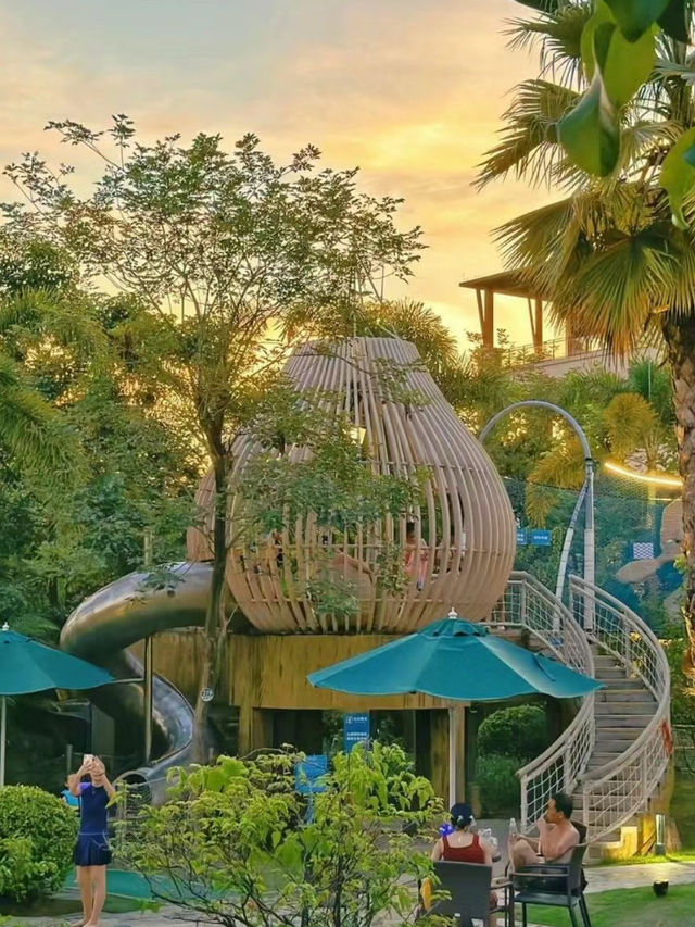 《水上樂園》廣州後花園水上樂園：滑道，電音派對，夏日遊玩首選！