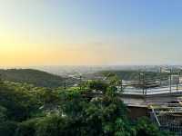 新竹湖口-空ㄟ咖啡 看夜景、夜夕陽的景觀咖啡廳|寵物友善餐廳可帶狗、有廣大的草皮