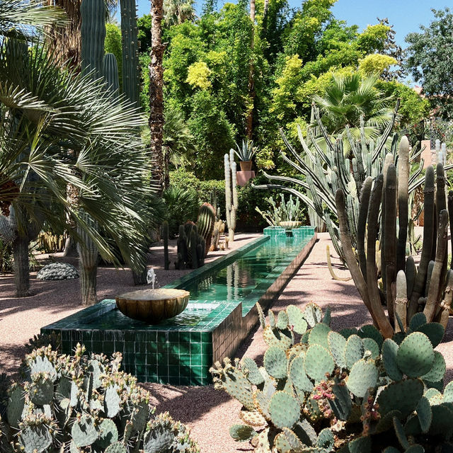 YSL garden and museum in Morocco