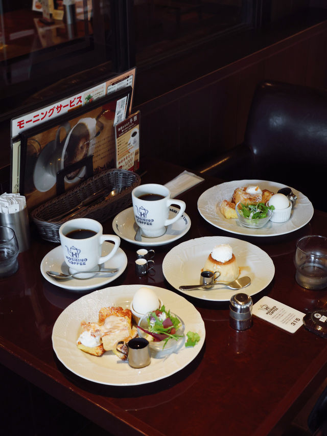 ☕️日本大阪初嘗日本連鎖昭和咖啡廳🤎