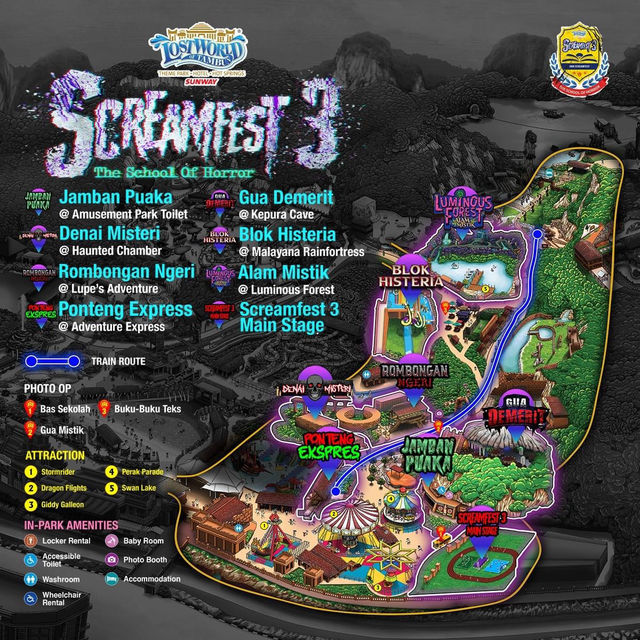 SCREAMFEST 3 : THE SCHOOL OF HORR “SMK SCREAMFEST” @ THE LOST WORLD OF TAMBUN