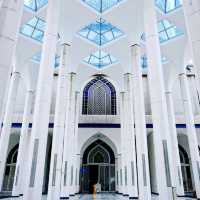 🌌 Majestic Blue Mosque of Malaysia 🇲🇾