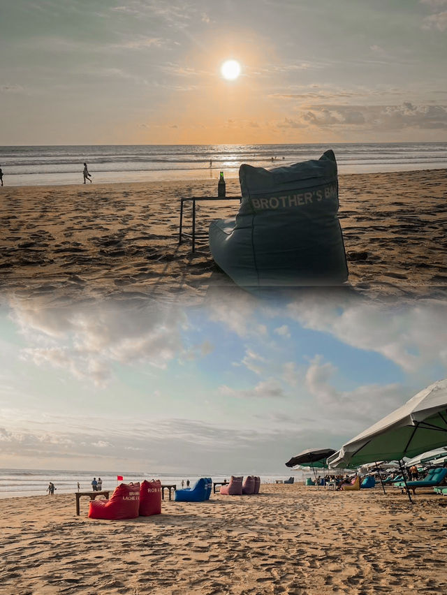 Golden Hour Bliss at Legian Beach