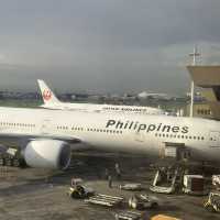 Sipping Aromatic Coffee with a View at Manila Airport