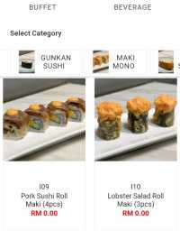 Holiday Gathering at Teien Japanese Buffet