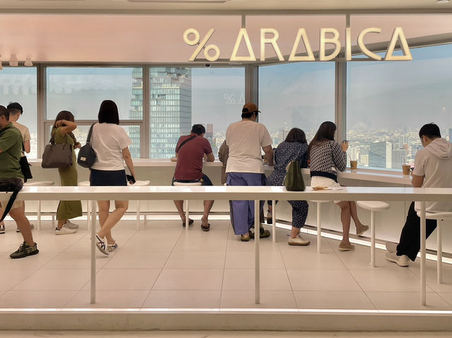 % arabica bangkok sathorn ร้านกาแฟวิวสวย