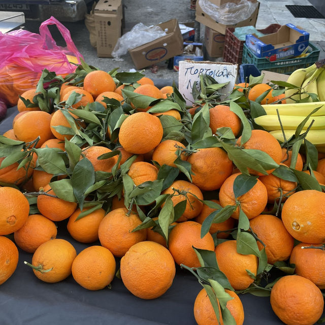 เล่นตลาดเช้าที่ kalambaka