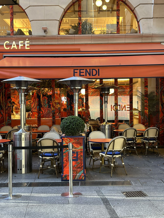Elegant Tea Time at FENDI CAFE Omotesando