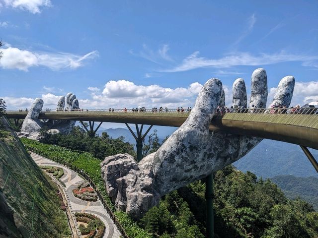 Ba Na Hills - The Hand Holding the Bridge