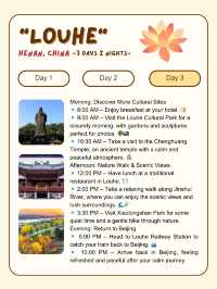 Louhe, China 3-Day itinerary