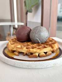 Chewy Nian Gao Waffles and Unique Ice Cream Flavours at The Better Scoop