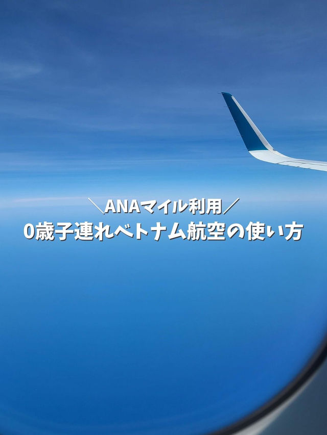 【ANAマイル利用】０歳子連れベトナム航空の使い方