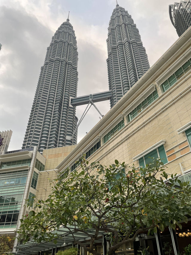 A STUNNUNG SYMPHONY FOUNTAIN LIGHT UP AT NIGHT IN KLCC PARK