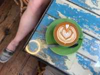 Step into a cafe of local Nanyang tropical vibe