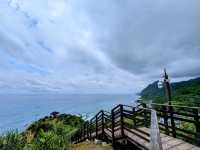 花東海岸-大石鼻山，登山望海、吃飛魚卵香腸！