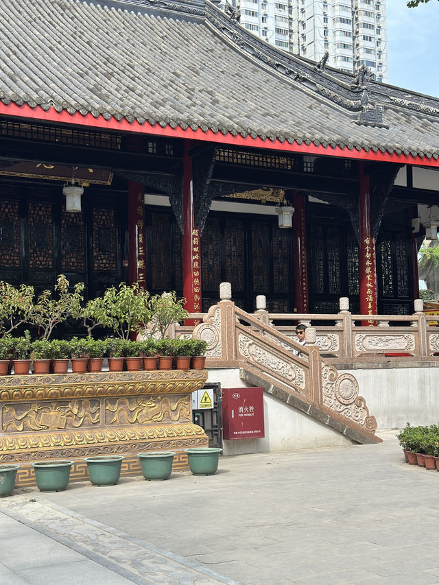 Where ancient serenity meets modern vibrance—Daci Temple in Taikooli. 🌸🙏 