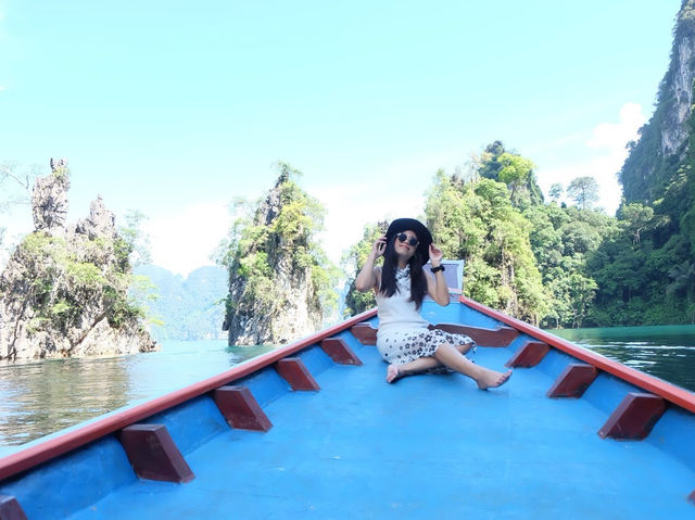 พาไปนั่งเรือ ขึ้นแพดูปลา ชมวิวบนเขื่อนเชี่ยวหลาน💦