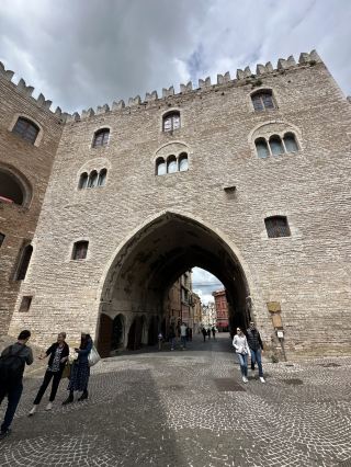 Fabriano, a famous medieval town in Italy