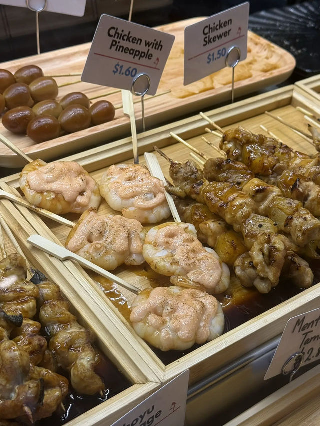 affordable Japanese yakitori‼️from only $1.40 🍢🍢🍢