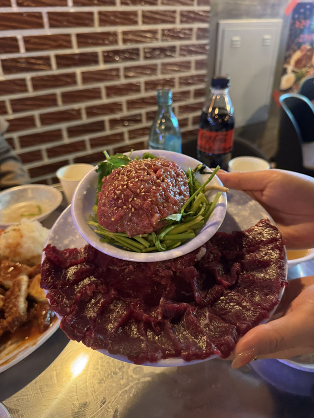경산 육회맛집은 여기! 