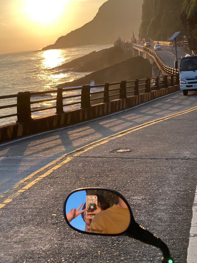 🌿 綠島三日小旅行｜海岸公路 × 夕陽 × 生魚片宵夜，屬於我的療癒逃離日記 🛵🌅🍣