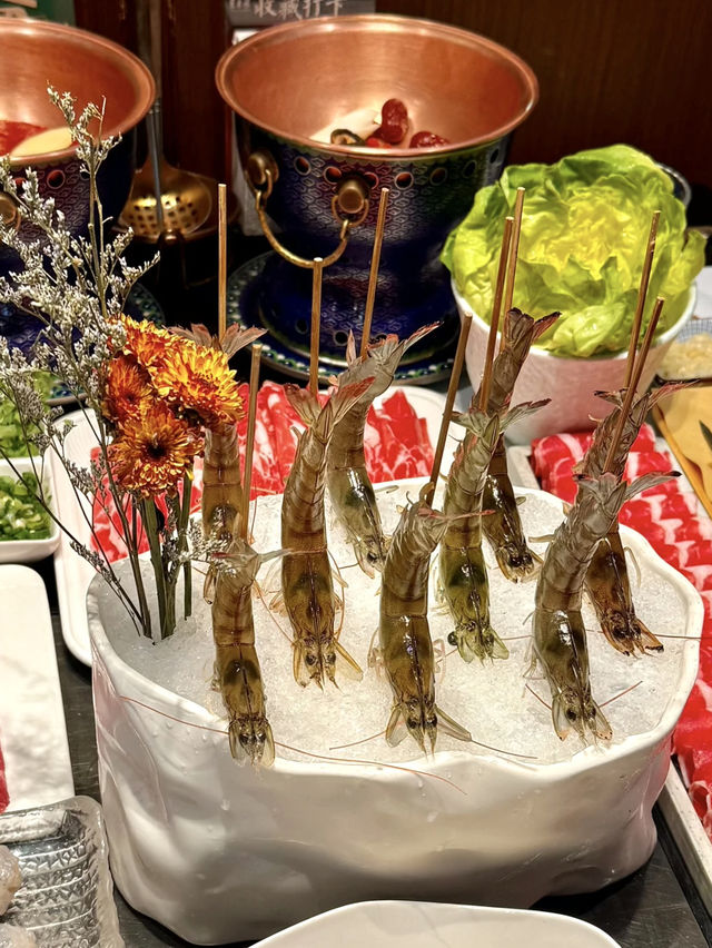 珠海也能吃到正宗的北京涮肉  💕 炭火銅爐的火鍋-東來順p