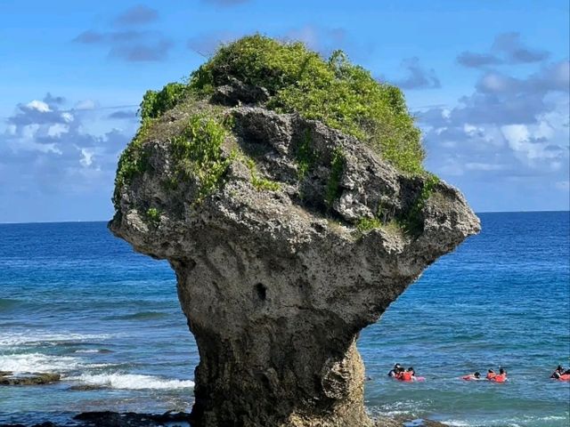 🌊 小琉球地標打卡｜花瓶岩 Vase Rock，一秒認出的奇岩守門員！