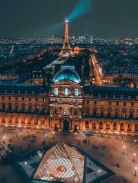 Eiffel Tower & Louvre (Paris)