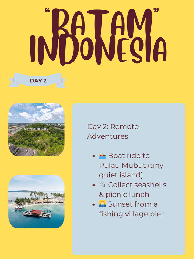 🇮🇩 Batam Itinerary: Off-the-Beaten-Path Exploration 🗺️🚶