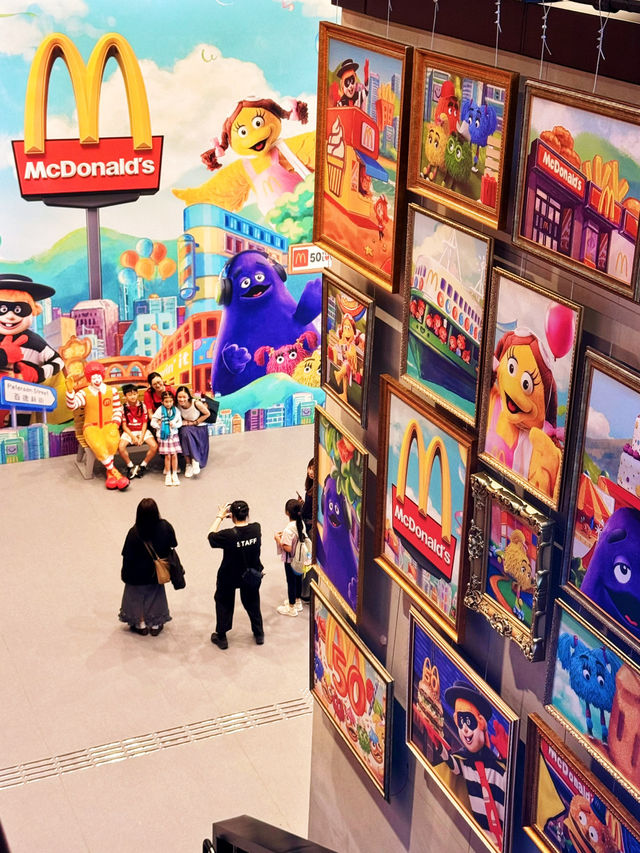 香港麥當勞50週年復古展覽🍔
