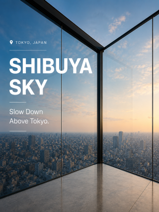 Shibuya Sky：從來不只是為了景色。