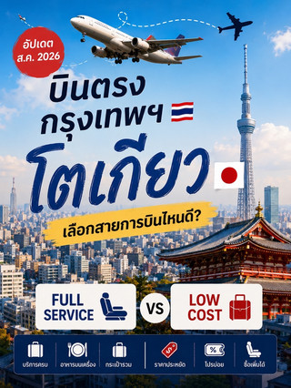 曼谷直飛 → 東京 2026年8月最新情報 | 揀邊間航空公司好？
