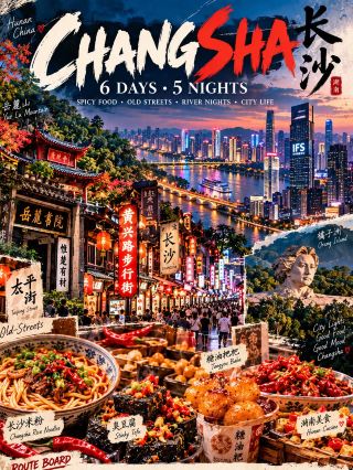 🇨🇳 六天玩長沙:辣美食、古街巷、湘江夜景🌶️🌃