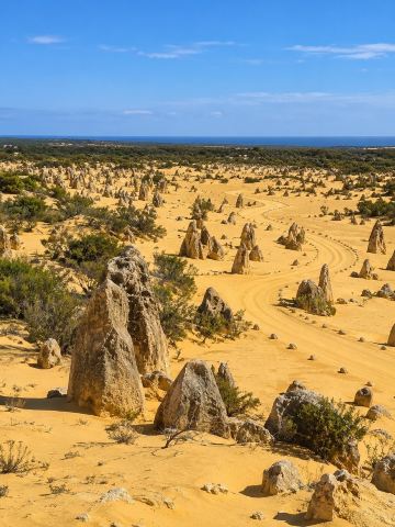 The Pinnacles — невероятный каменный лес посреди пустыни.